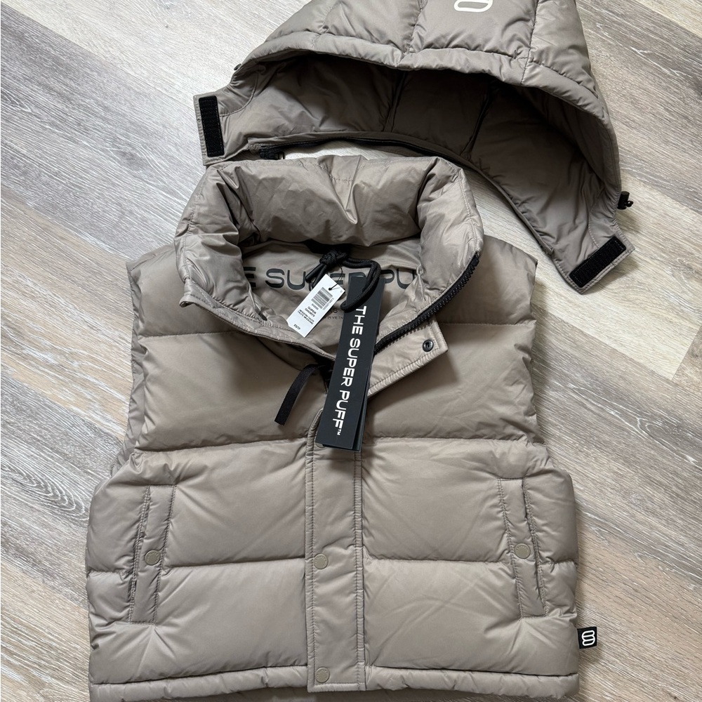 Aritzia The Super Puff Vest Modern Taupe / XS - Picture 3 of 3